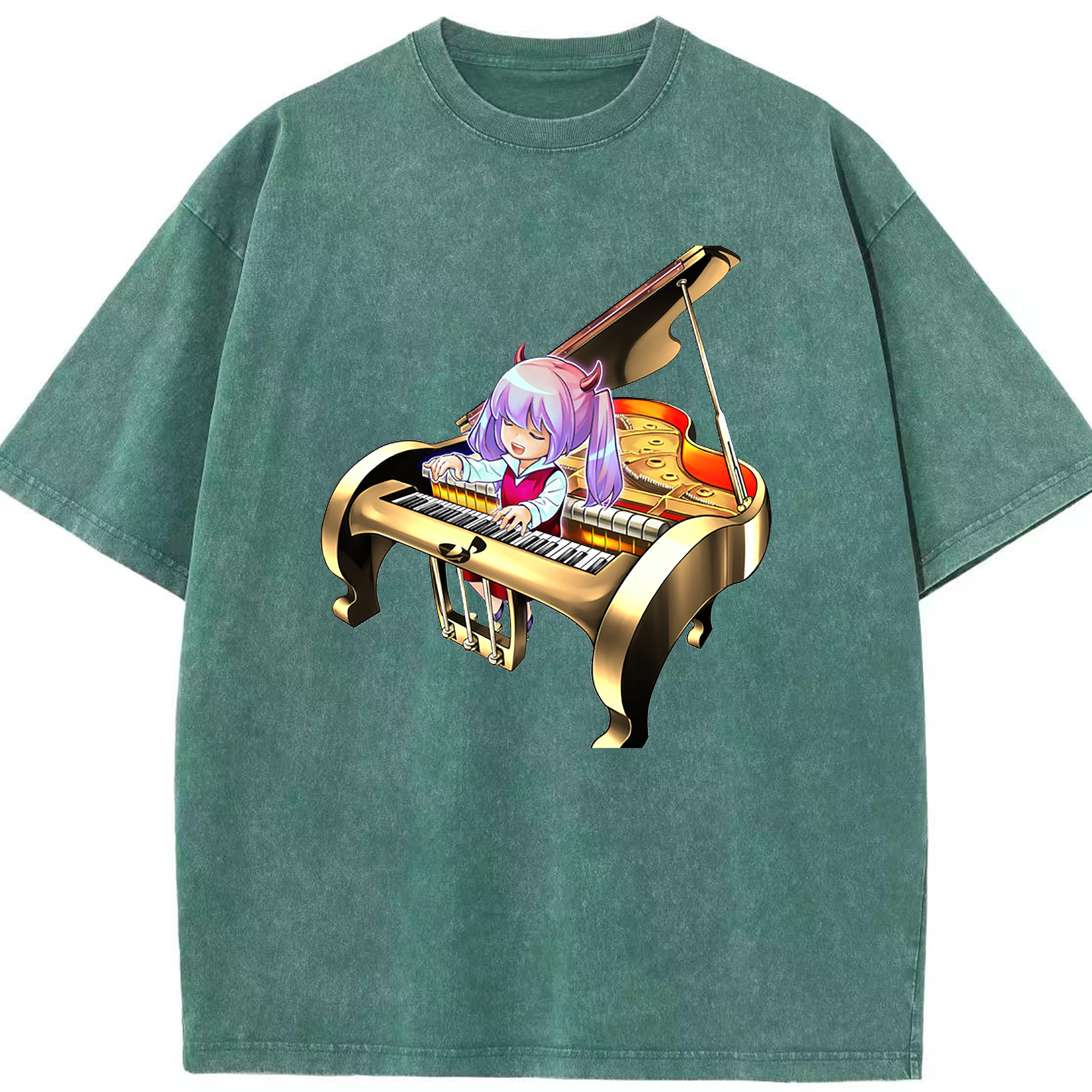 （画像用） 遊☆戯☆王 Yu-Gi-Oh! 綿100% ヴィンテージ風 半袖Tシャツ（フロントプリント）